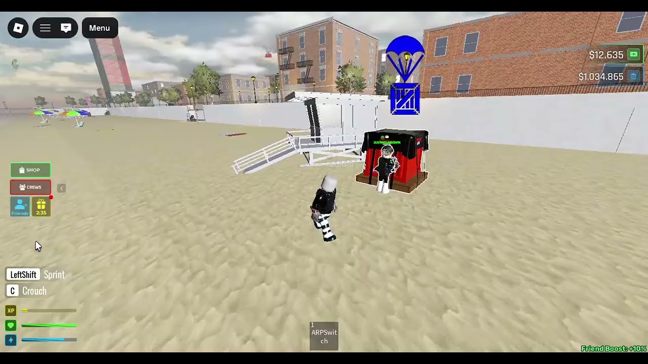 Sliding with arpswitch in a public server
