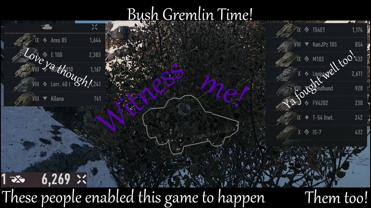 World of Tanks - Don't Mind The Bush Gremlin Farming & Laughing XD