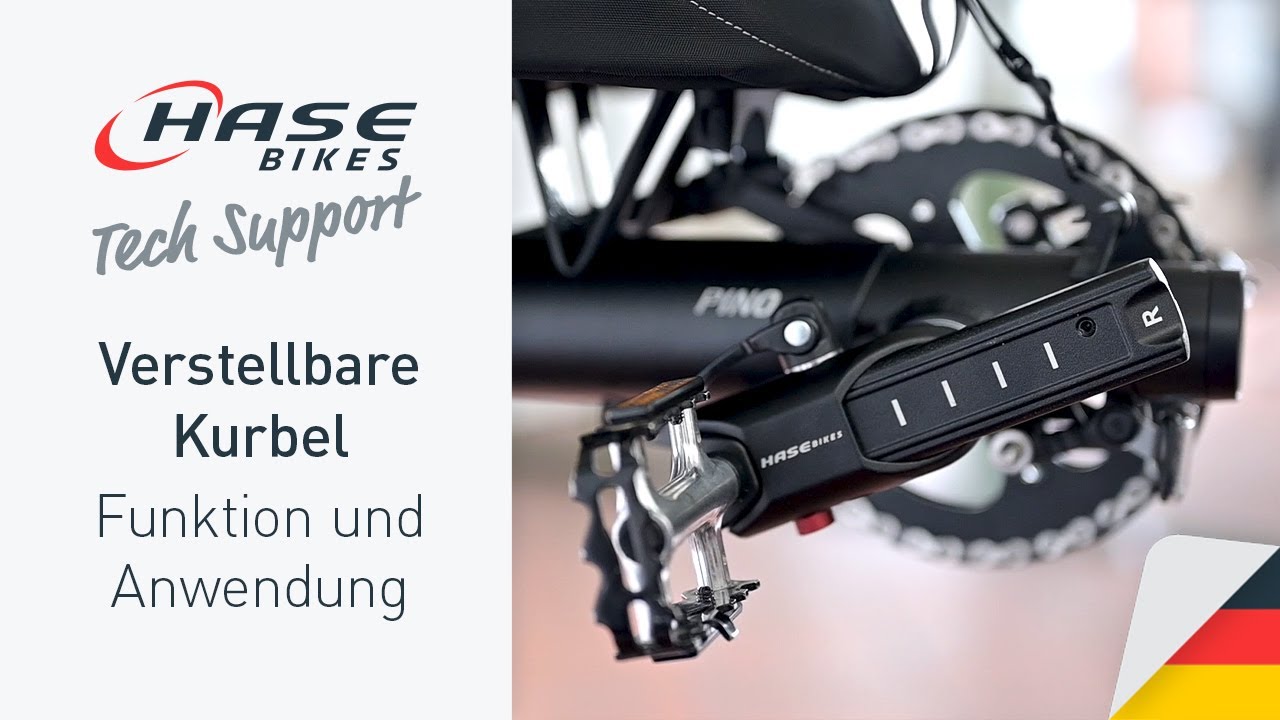 Verstellbare Kurbeln - Funktion und Anwendung | Tech Support | HASE BIKES