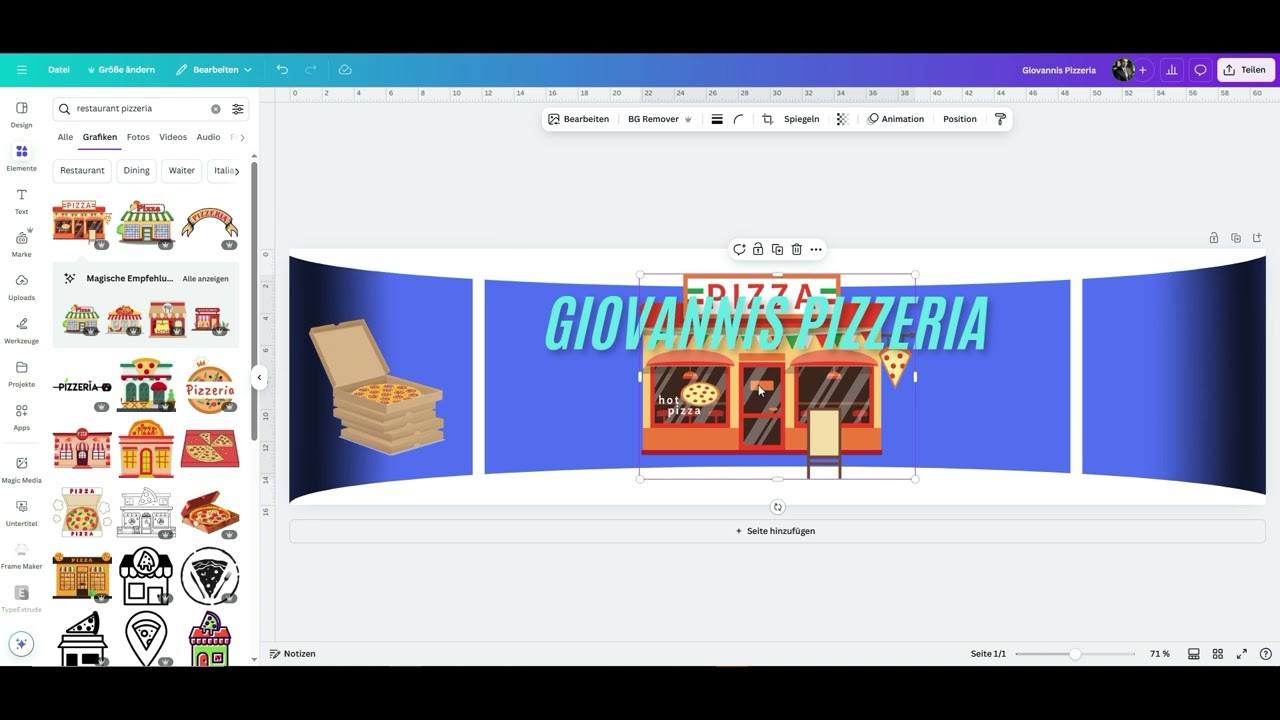 Canva Banner f&uuml;r Plakatwand machen