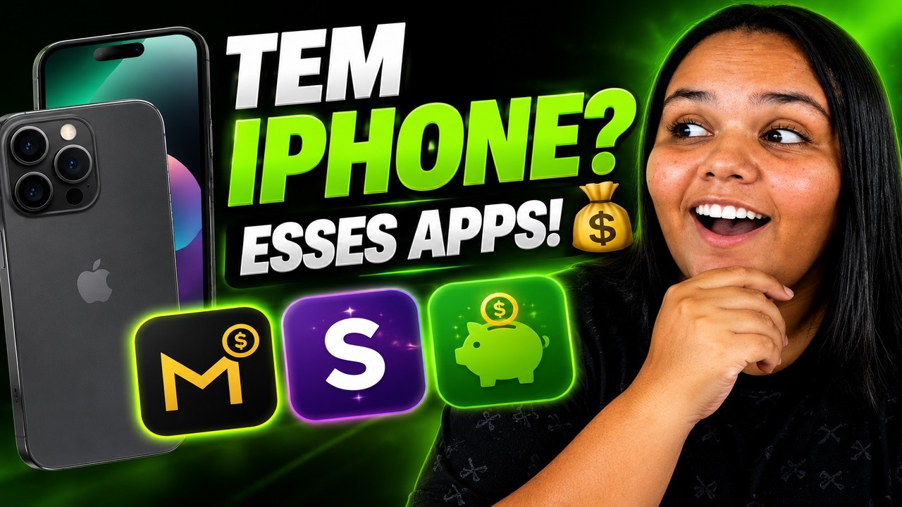 3 APLICATIVOS DE RENDA EXTRA para IPHONE que PODEM PAGAR no PIX