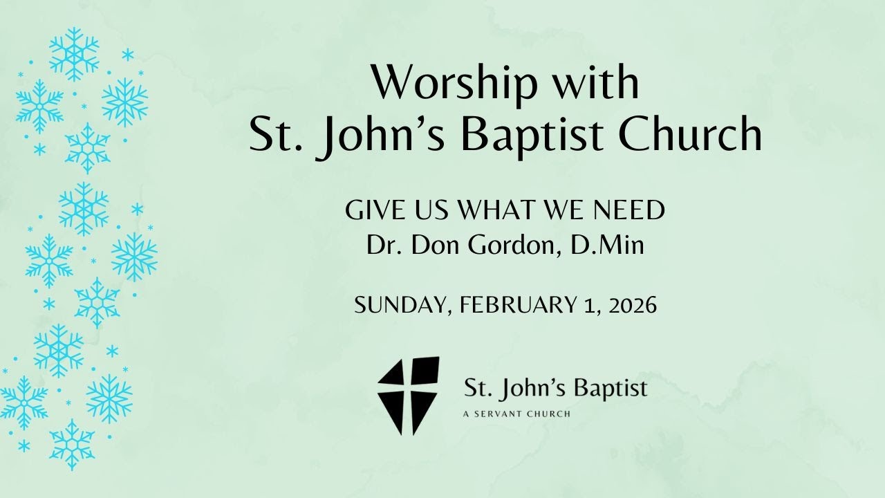 Worship on Sunday, February 1, 2026