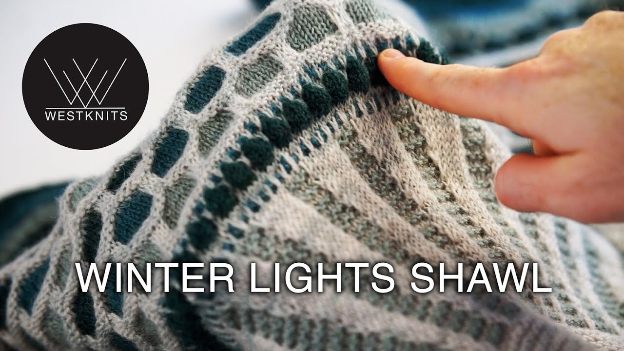 Winter Lights Shawl