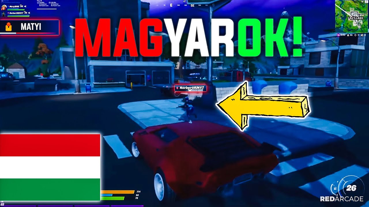 MAGYAROK A FORTNITE VIDEÓBAN!