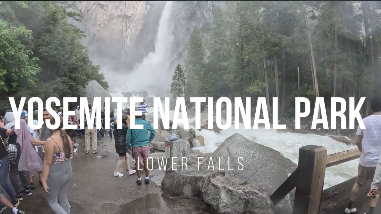 Lower Yosemite Falls POV Walk 💧 | Yosemite National Park | Relaxing Music