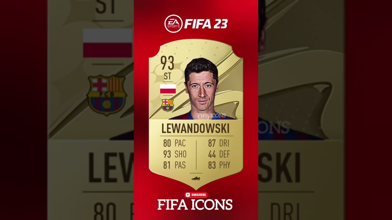 Lewandowski NEW CARD IN FIFA 23🤩 #lewandowski #fifa23
