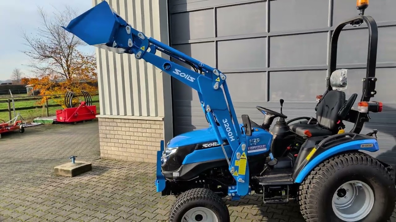 Solis H26 (hst) tractor uitleg - walkaround | Nederlands Dutch | GEBRATECH, uw Solis dealer! 