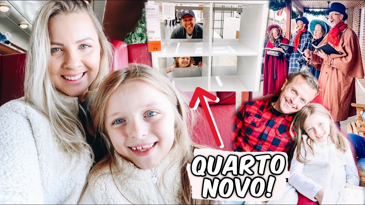 Comprando móveis pro quarto da Soso + nossa vida virou um filme de natal