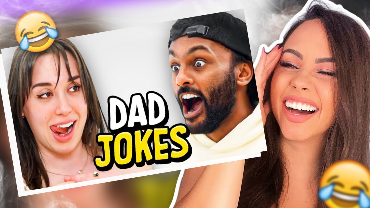 Dad Jokes | Abby vs Sath - Don't laugh Challenge 😂 #9 | Bunnymon REACTS