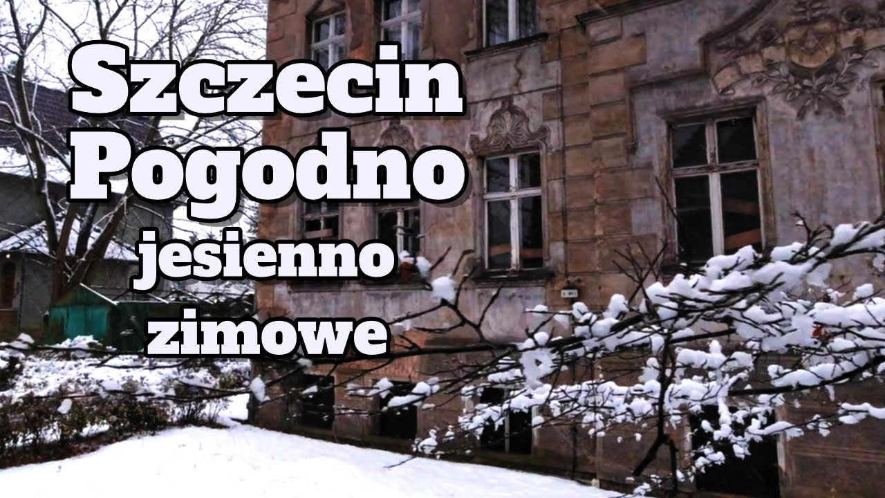 Szczecin Pogodno. Spacer jesienno - zimowymi uliczkami.