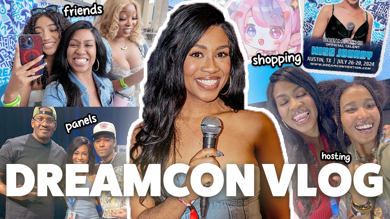 DREAMCON VLOG 2024 ☁️ | hosting panels & tekken 8, RDC live, behind the scenes with friends