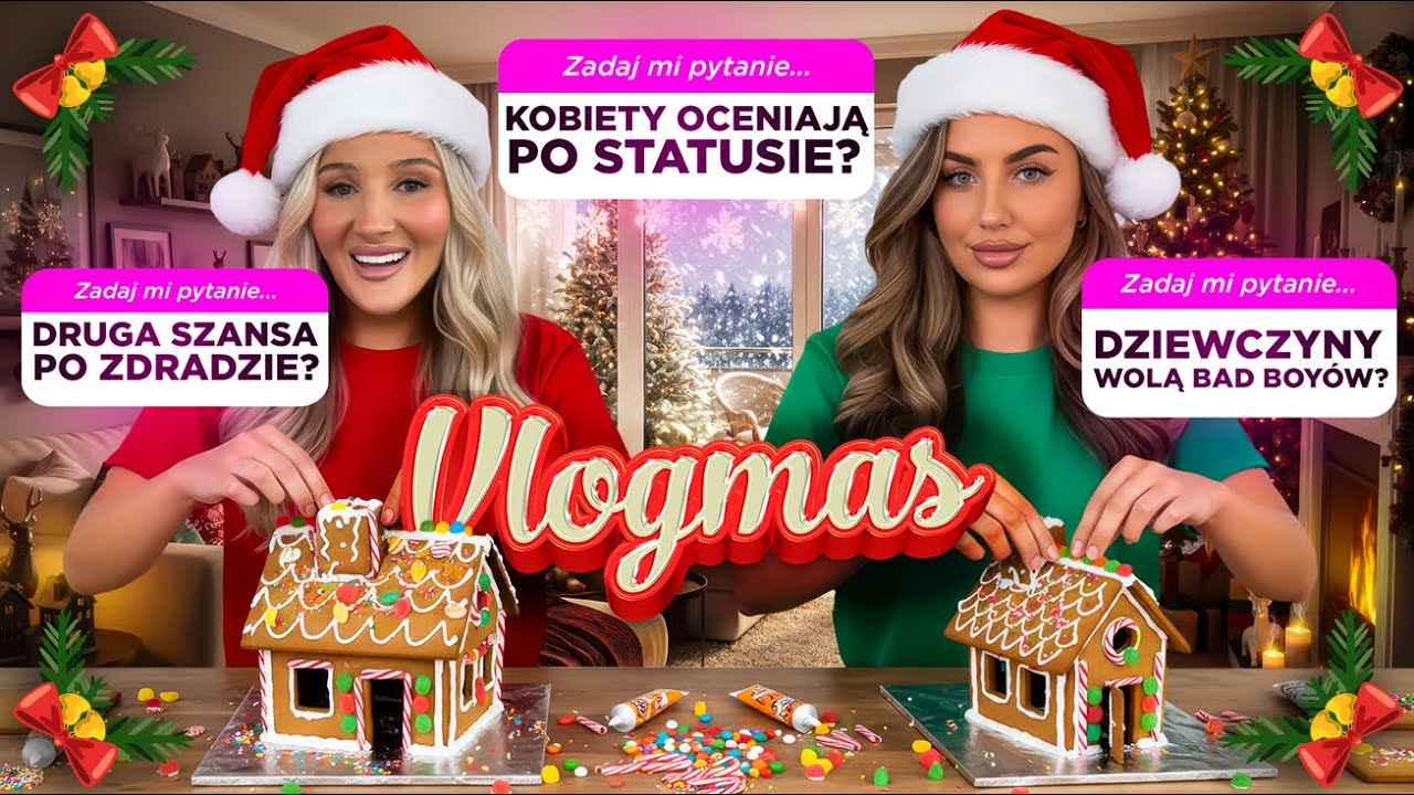 🎅 VLOGMAS 5 | Budujemy Domki Piernikowe i Odpowiadamy na MOCNE Pytania! 🍬🔥🎄