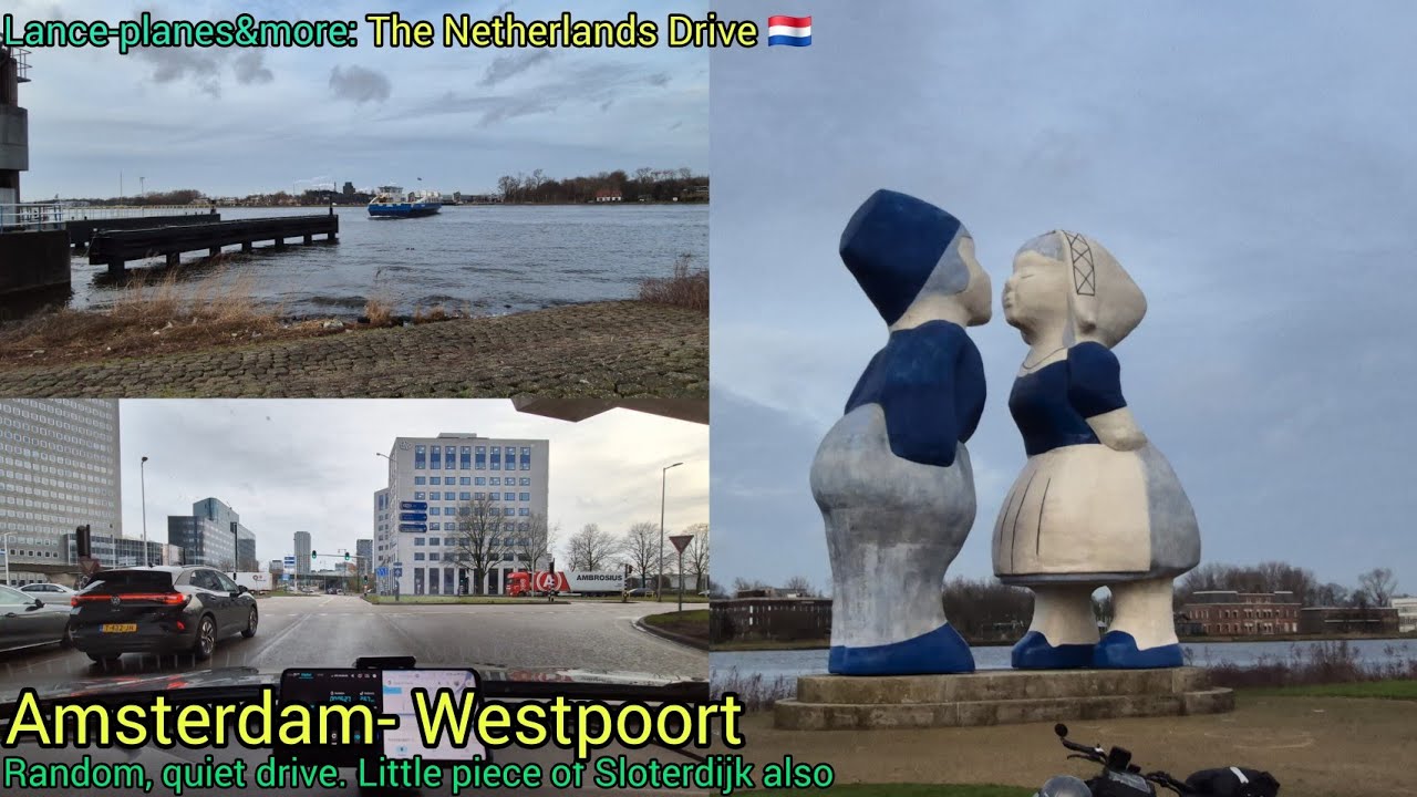 4K | Driving| Amsterdam - Westpoort 🇳🇱 Quiet Random Drive