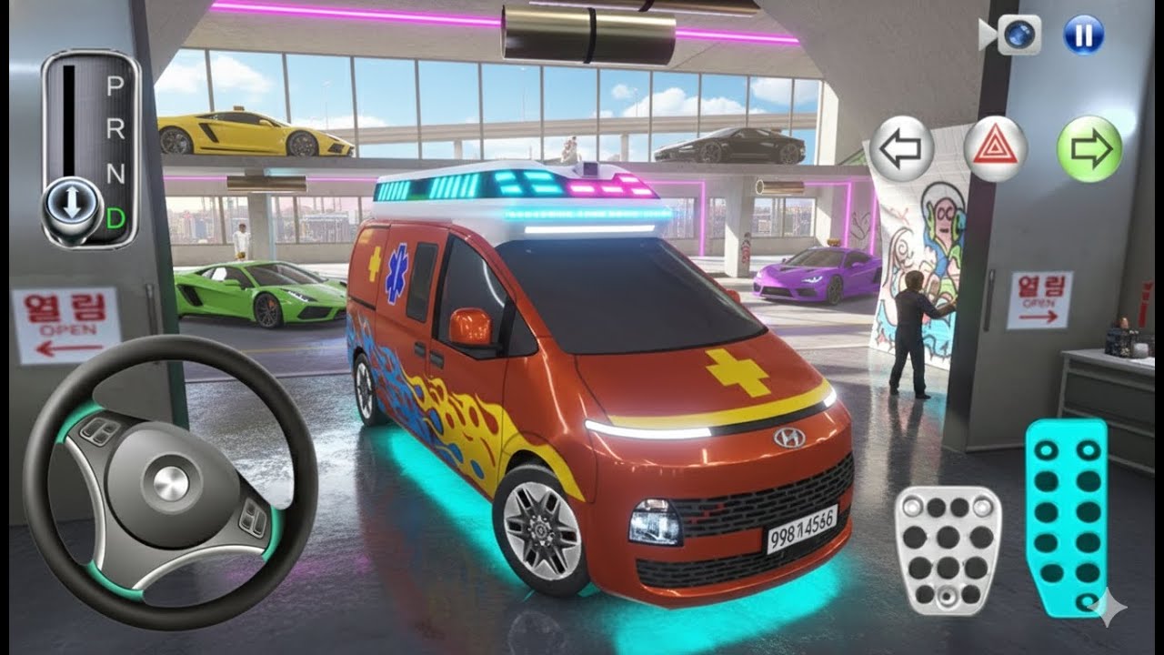 New Truck Stuck in Parking Garage 3D Driving Class Game | Best Android Car Gameplay