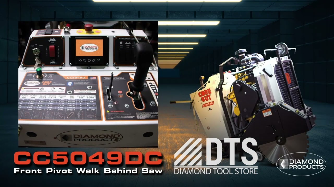 Diamond Products Walk Behind Saw