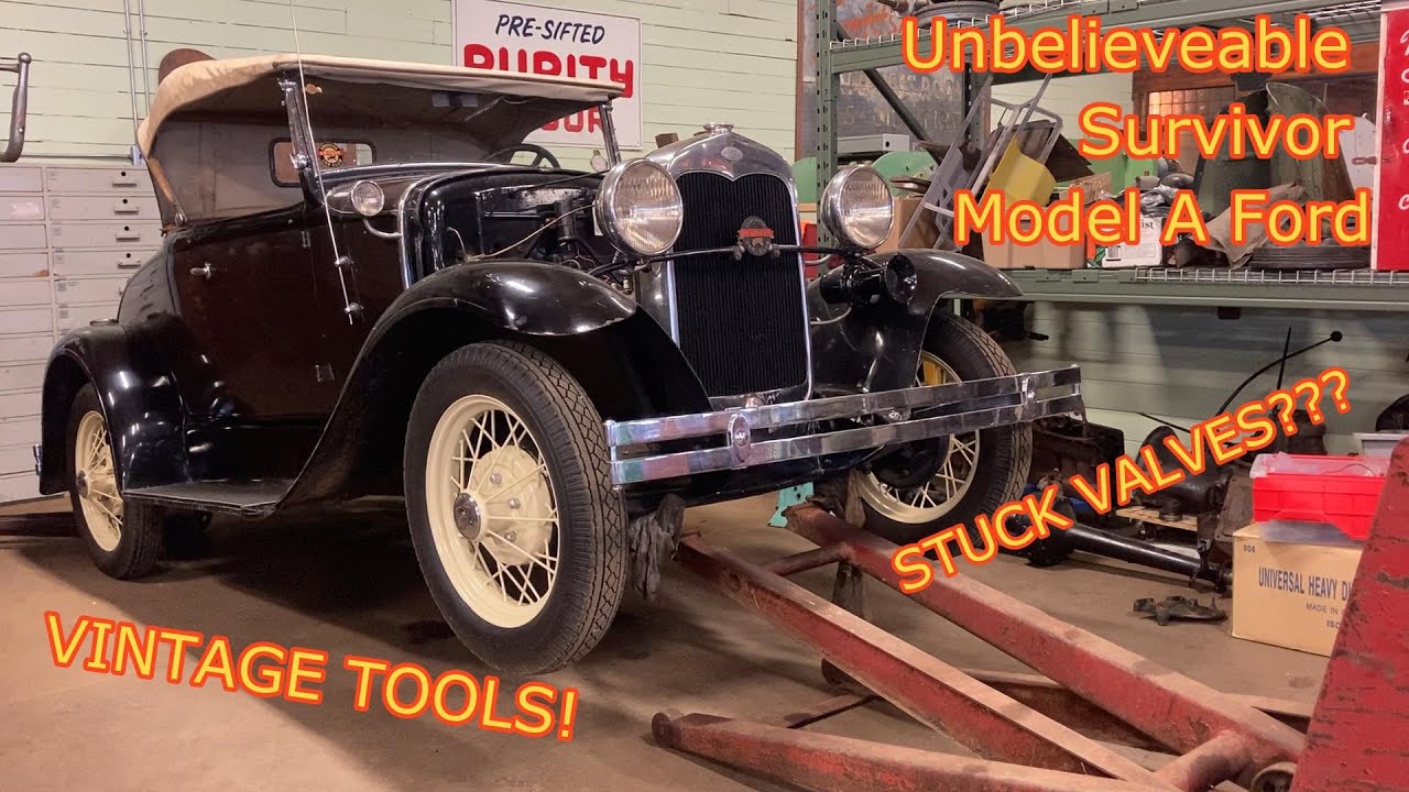 Заклинило клапаны? Заведётся ли? Ford Model A Roadster 1930 года выпуска. Оригинальный автомобиль...