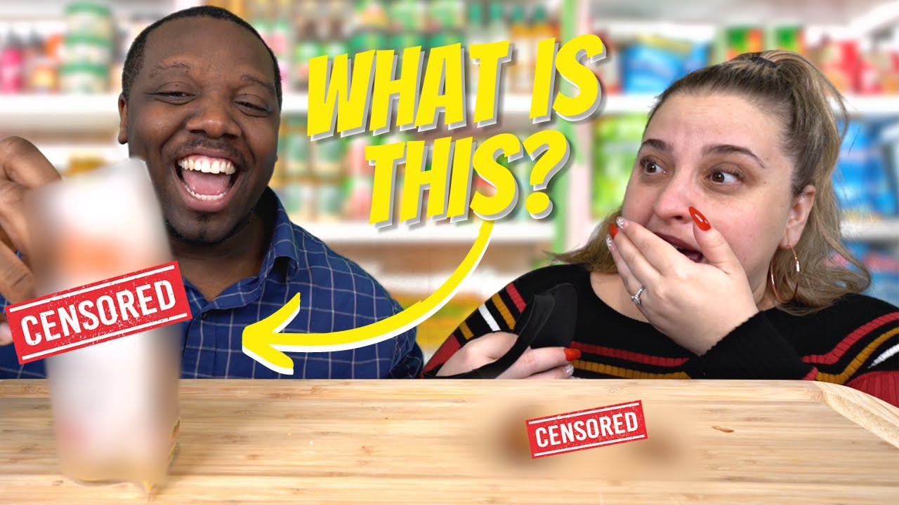 My Wife ATE Foods She NEVER Had Before! [BLINDFOLDED]