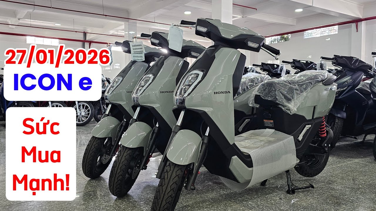 Xe máy Điện Honda ICON e bán mạnh tại head Huỳnh Bạch Tùng. Khải Phạm #icon #icone #2026 #xe #ship 