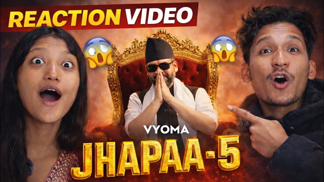 JHAPA 5 - Vyoma song reaction video !Nepali rap song ! 