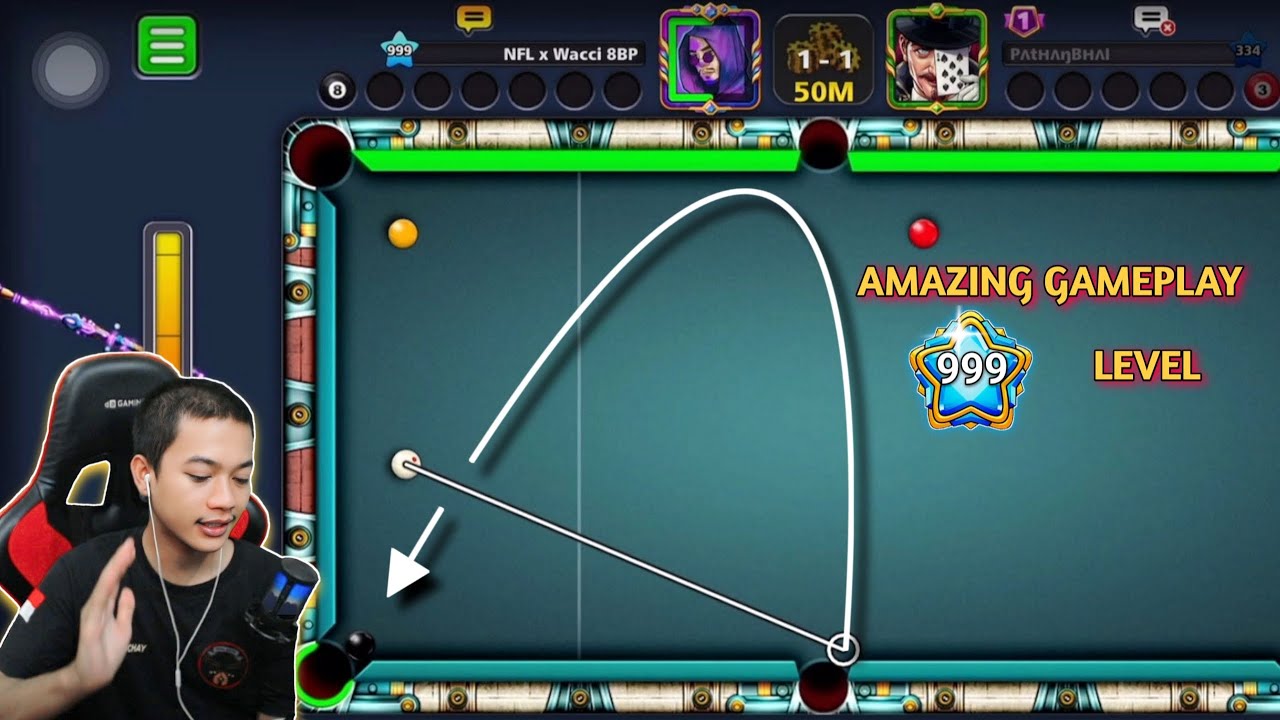 8 Ball Pool AMAZING GamePlay 999 LEVEL😱