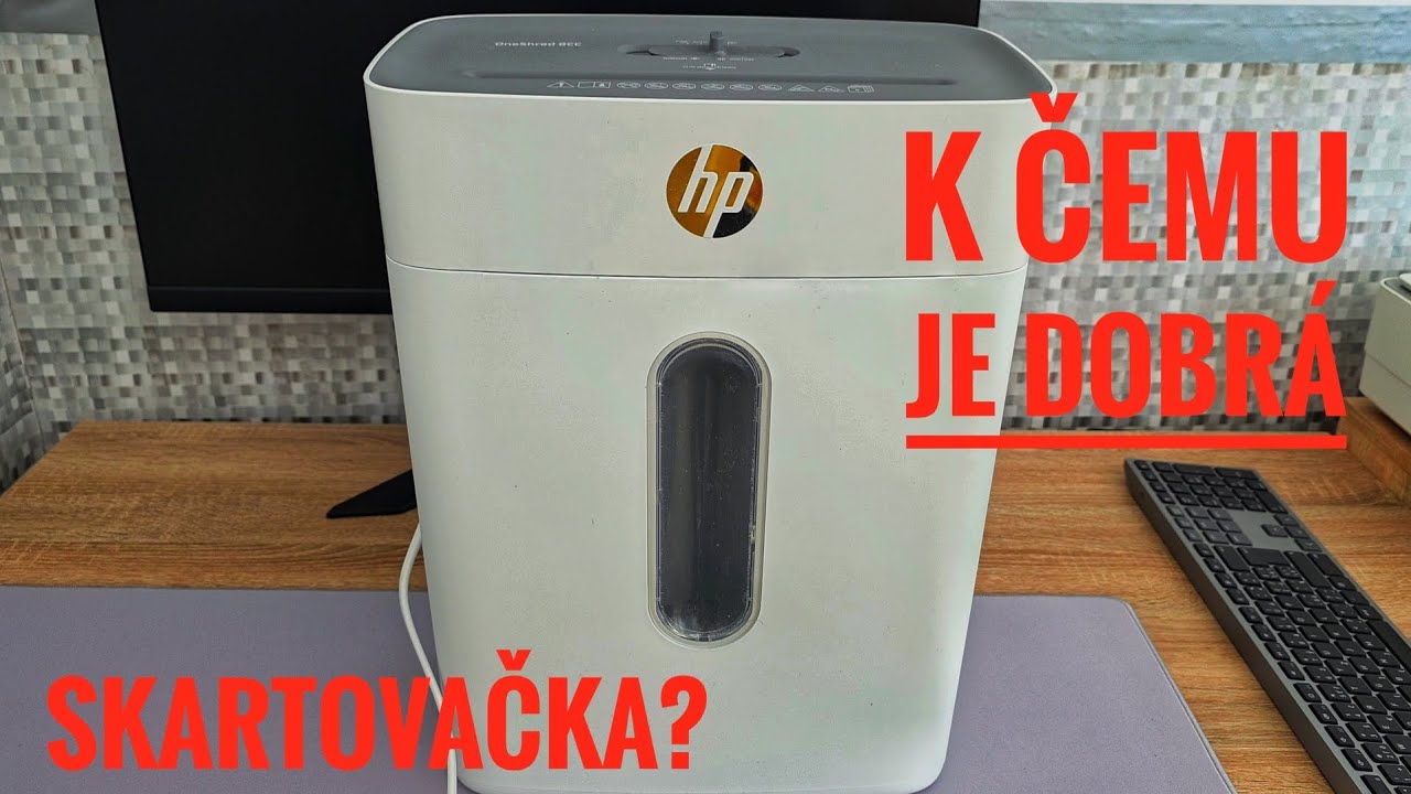 JAK VYBRAT SKARTOVAČKU A K ČEMU JE DOBRÁ - HP ONESHRED 8CC, ZÁKLADNÍ POHLED