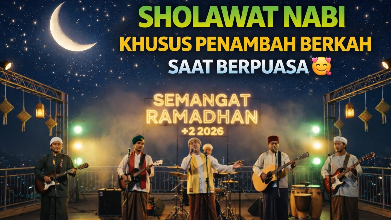 SHOLAWAT NABI KHUSUS RAMADHAN PENAMBAH BERKAH DAN SEMANGAT HARI KEDUA PUASA