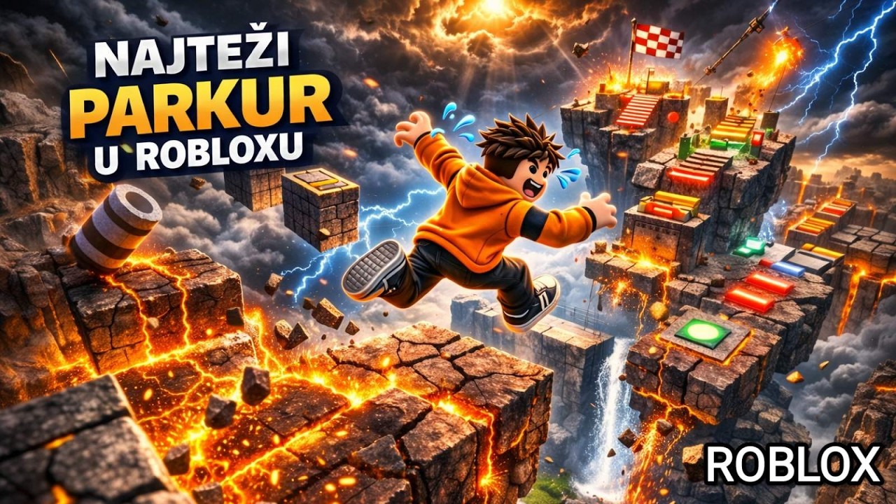 NAJTEŽI PARKOUR U ROBLOXU 😱 (ovo je NEMOGUĆE!)