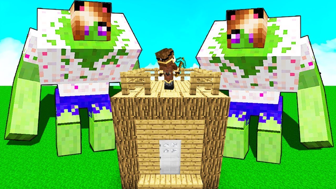 ESERCITO DI ANNA GIGANTE contro CASA DI LYON su MINECRAFT!!