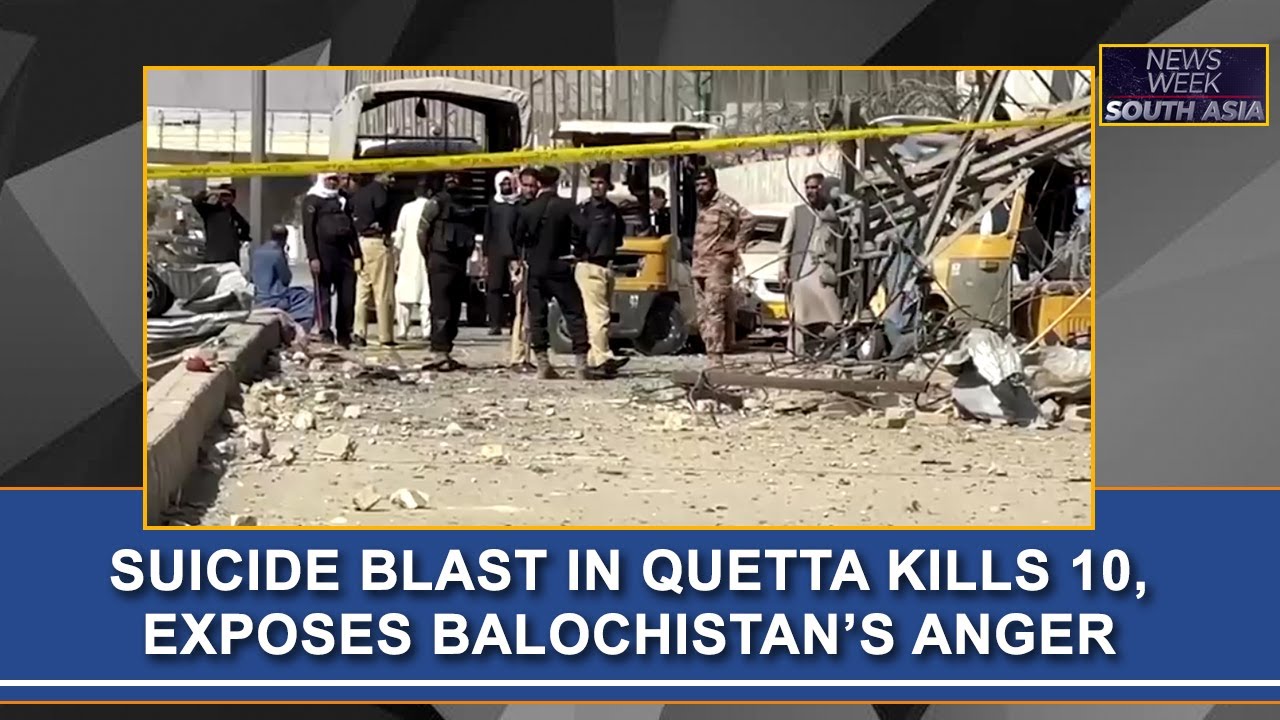 Suicide blast targeting Pakistan paramilitary in Quetta kills 10 people