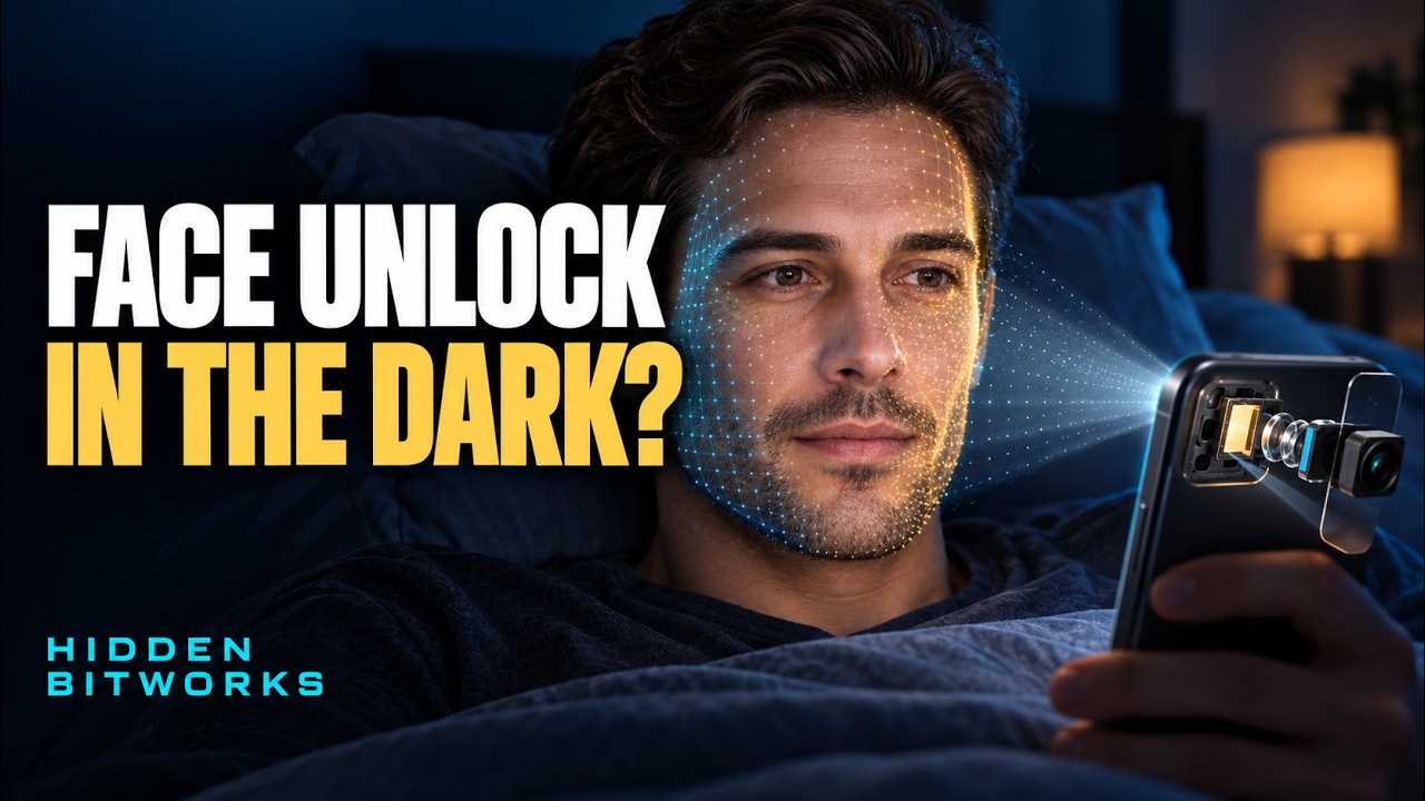 How Face Unlock Sees You in the Dark