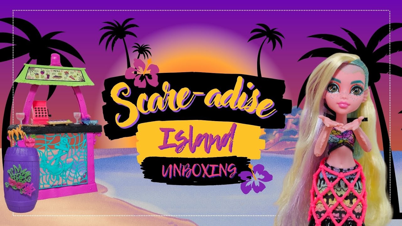 Scare-adise Island Lagoona Blue & Snack Shack 🌺🌊 | Unboxing Monster High G3