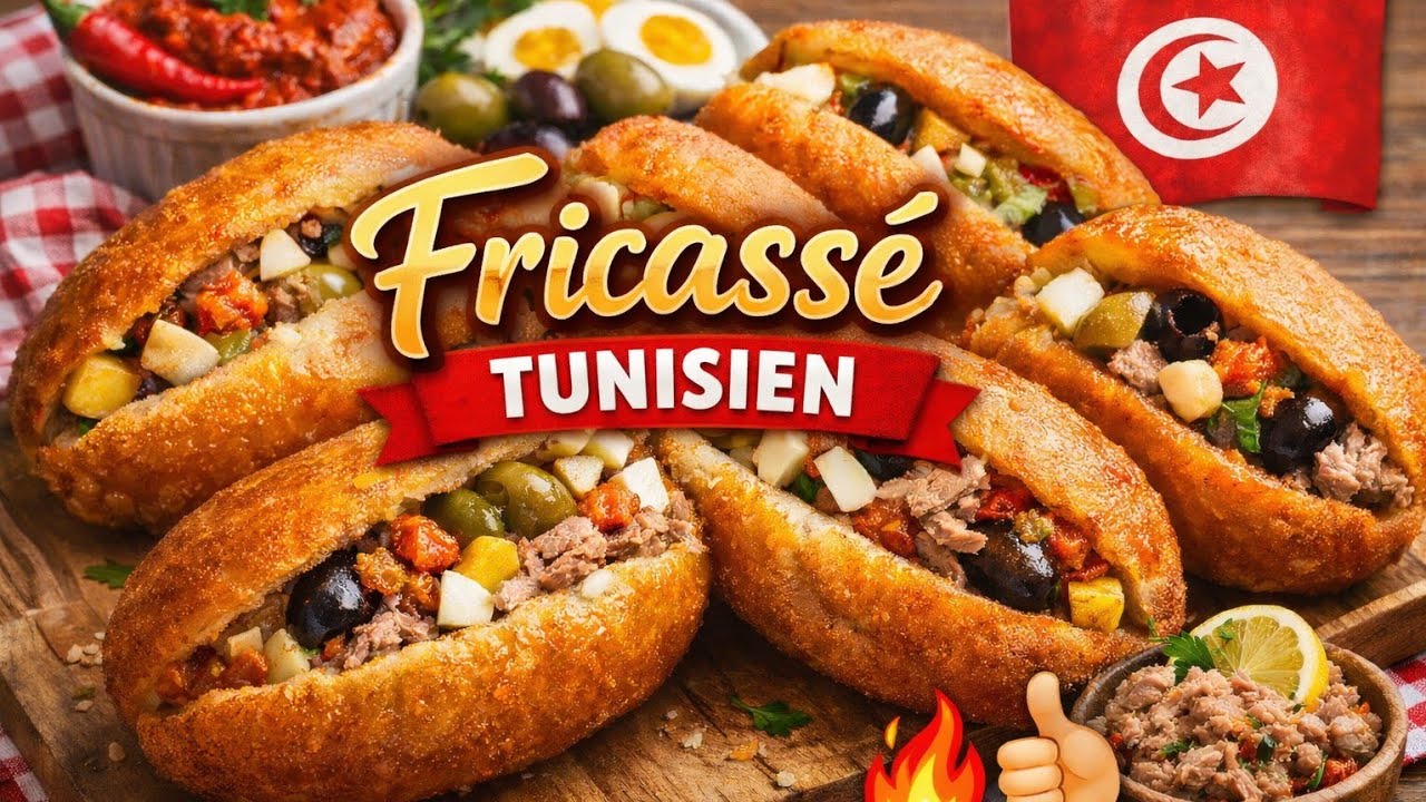 ✨Fricassé tunisien | فريكاسي تونسي 🇹🇳 مقرمش ولذيذ بطريقة سهلة  للفطور رمضان أو للسحور 