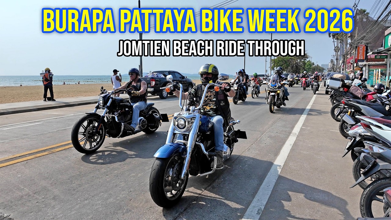 Jomtien Beach Ride Through - Burapa Pattaya Bike Week 2026