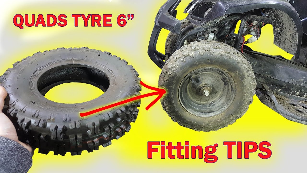 Mini Quad New TIRE REPLACEMENT INSTRUCTIONS + FITTING TIPS