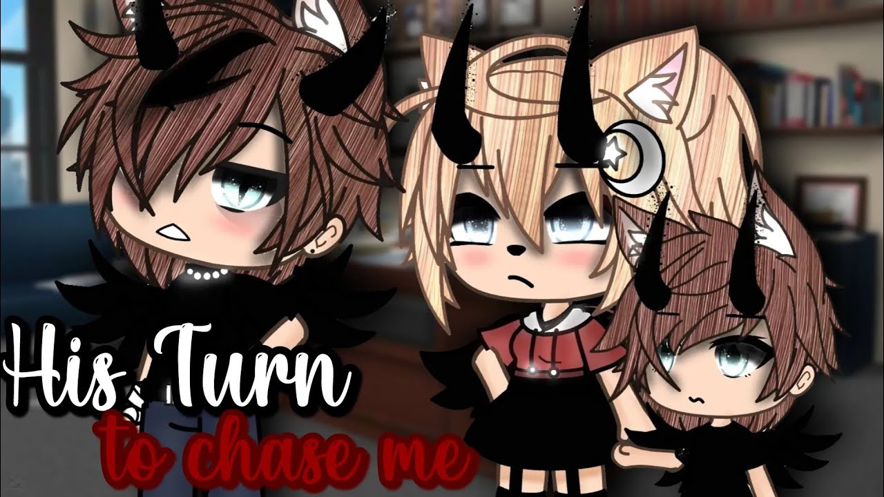 His turn to chase me?! | Original Gacha Life Mini Movie