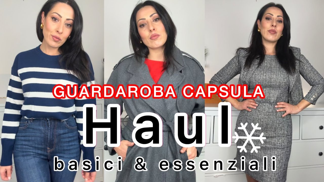 ARMADIO CAPSULA ➡️ Haul Shopping 🛍 CAPI E ACCESSORI Must Have Inverno 2023