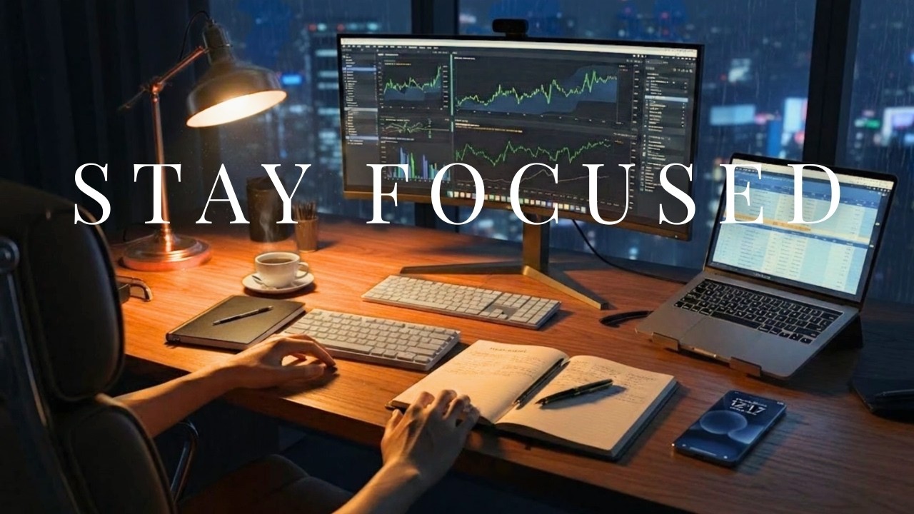 Late Night Analysis: 3 Hour Deep Focus Music for Traders
