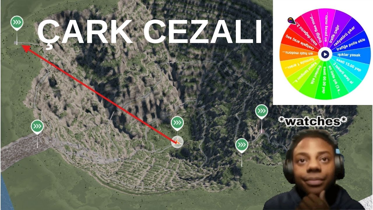 Haritanın Tepesine Çıkıyorum Ama Çark Cezalı | BEAMNG DRİVE
