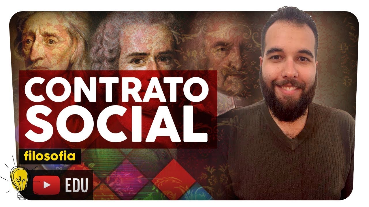 Fil&oacute;sofos Contratualistas | Hobbes, Rousseau e Locke | aula de Filosofia | prof. Paulo Victor