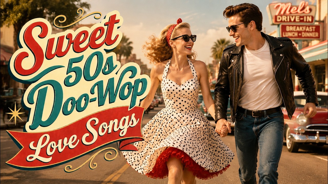 Vintage 1950s Americana Playlist with Romantic Oldies, Doo Wop, and Golden Jukebox Hits