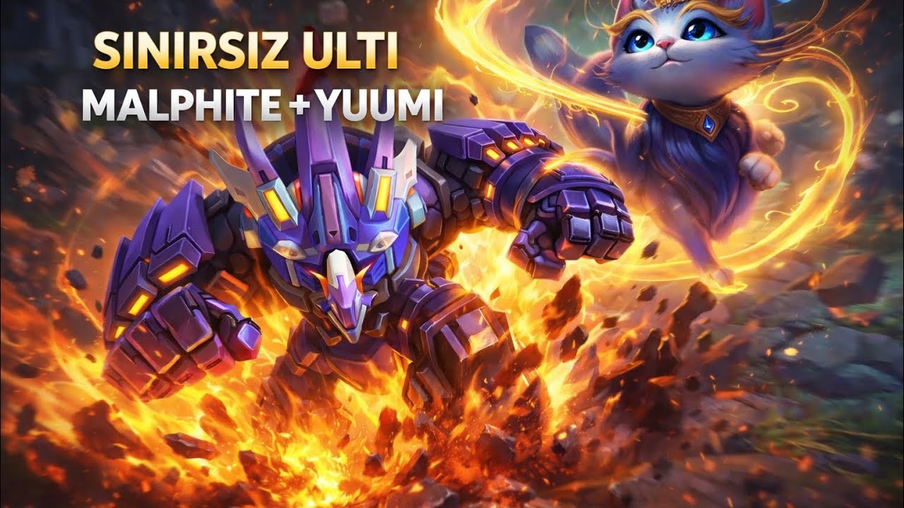 URF- Sınırsız R -Malphite+yuumi  