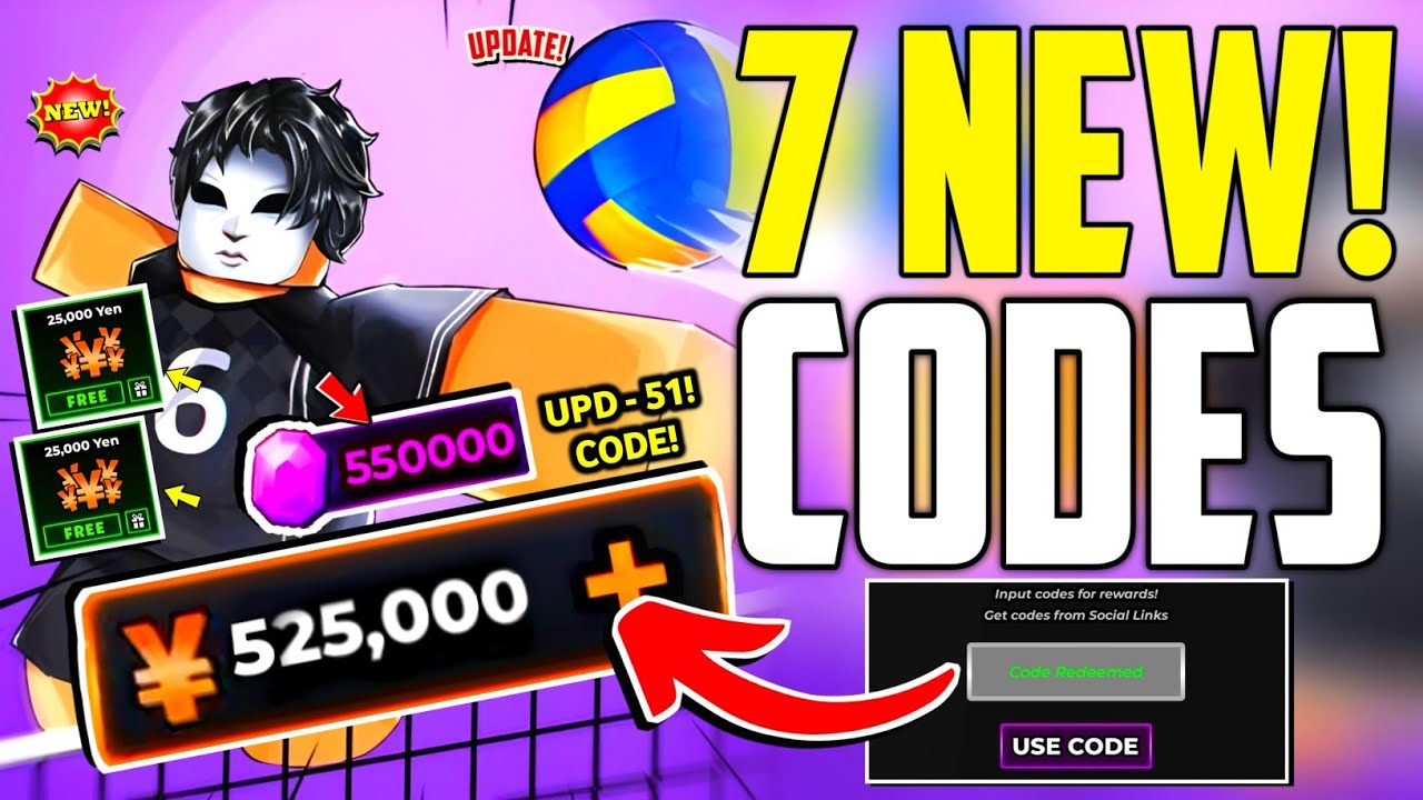 ⚠️UPDATE - 51!💥[CODE]⚠️ VOLLEYBALL LEGENDS ROBLOX CODES JANUARY 2026 - VOLLEYBALL LEGENDS CODES