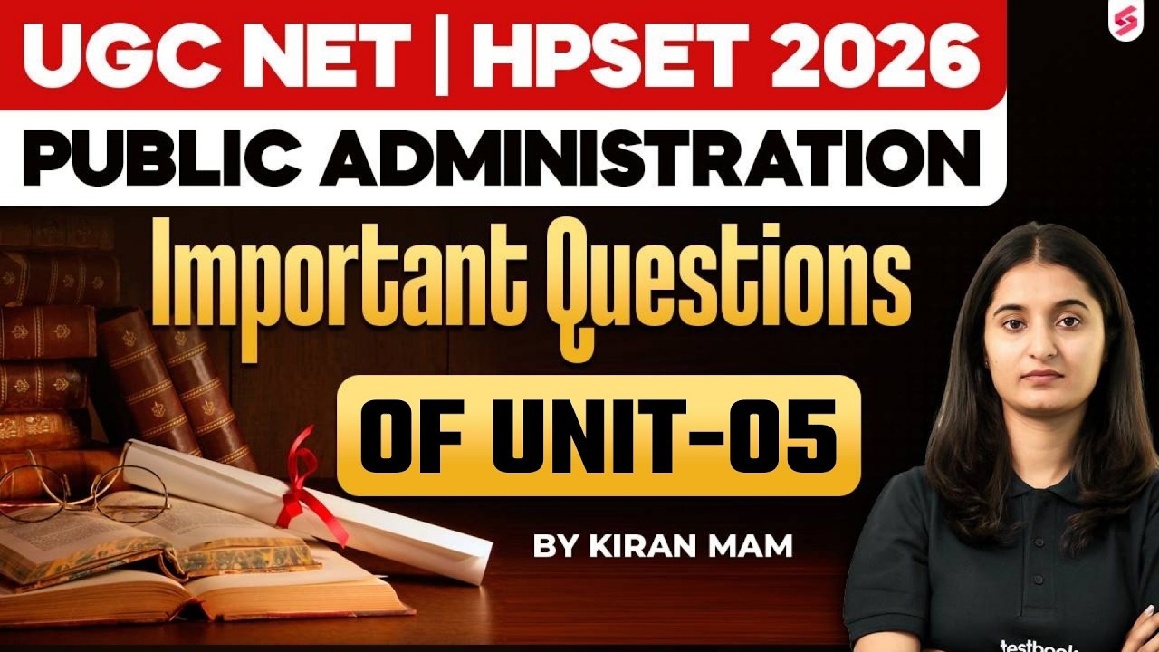 UGC NET/HPSET Public Administration Classes 2026 | UGC NET Public Administration Questions By Kiran
