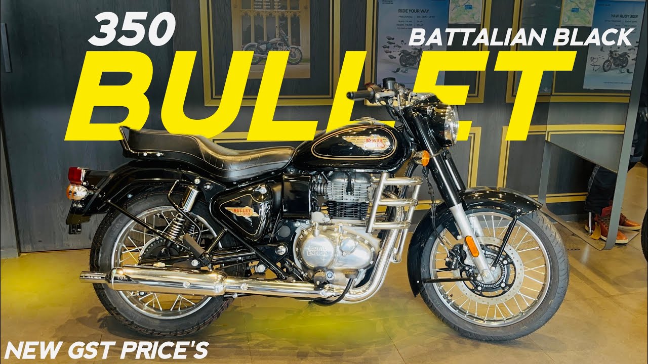 Royal Enfield Bullet 350 Battalian Black 2026 New Model GST Price Features Mileage All Details 