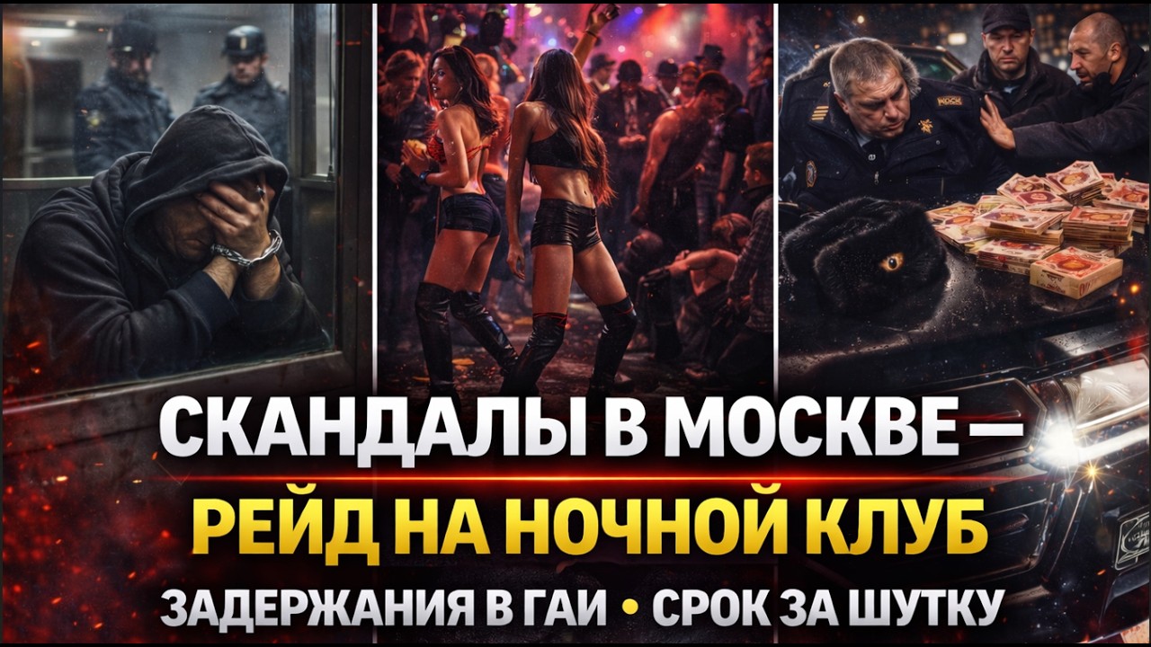 ШОК! СРОК ЗА ШУТКУ И ОБЛАВА НА НОЧНОЙ КЛУБ — приговор комику, рейд силовиков и взятка в ГАИ