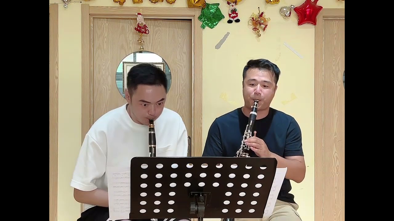 Study duet for double staccato