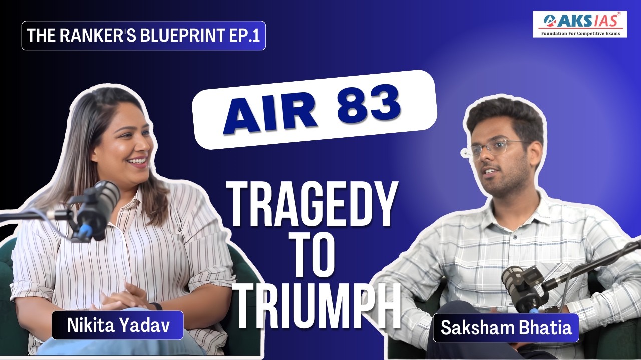 🎙️The Ranker’s Blueprint | Ep. 1 –AIR 83 Saksham Bhatia’s UPSC CSE 2024 Journey #upsc #upsc2024