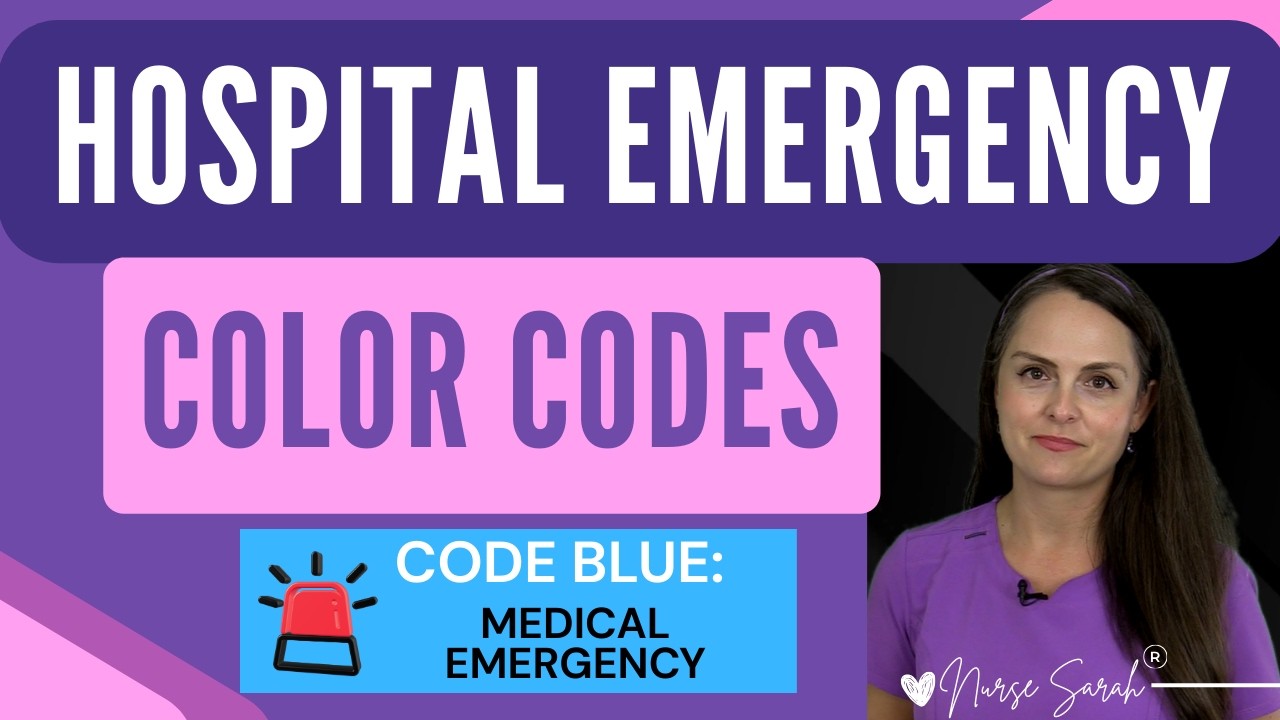 Цветовые коды для экстренной медицинской помощи в больницах (синий, розовый, зеленый, черный, бел...
