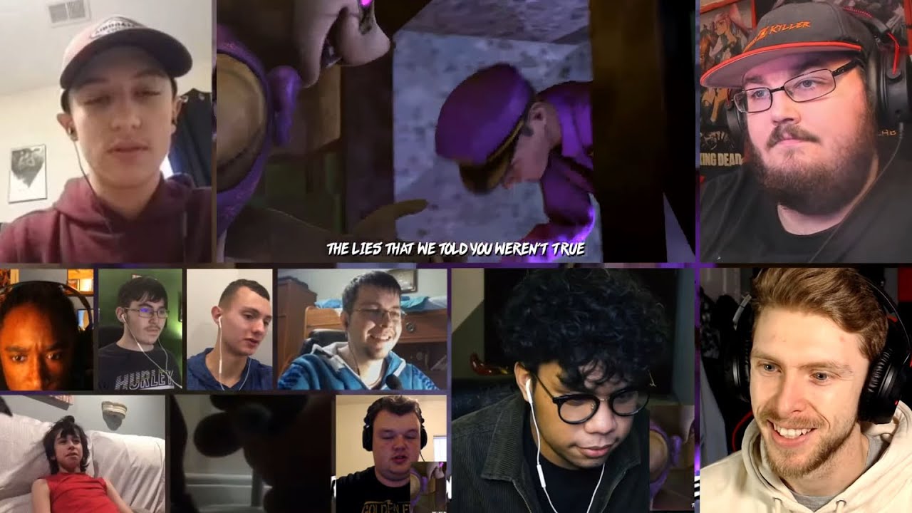 [VERSION 2.0] Monsters ▶ FNAF VR HELP WANTED SONG [REACTION MASH-UP]#1173