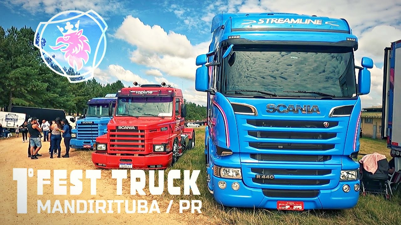 SCANIA's 113H TOPLINE & R440 STREAMLINE (Qualificadas) - 1&ordm; Fest Truck Mandirituba / Schulis Customs